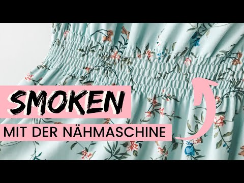 Smoken mit Gummifaden - Nähen mit Elastikfaden