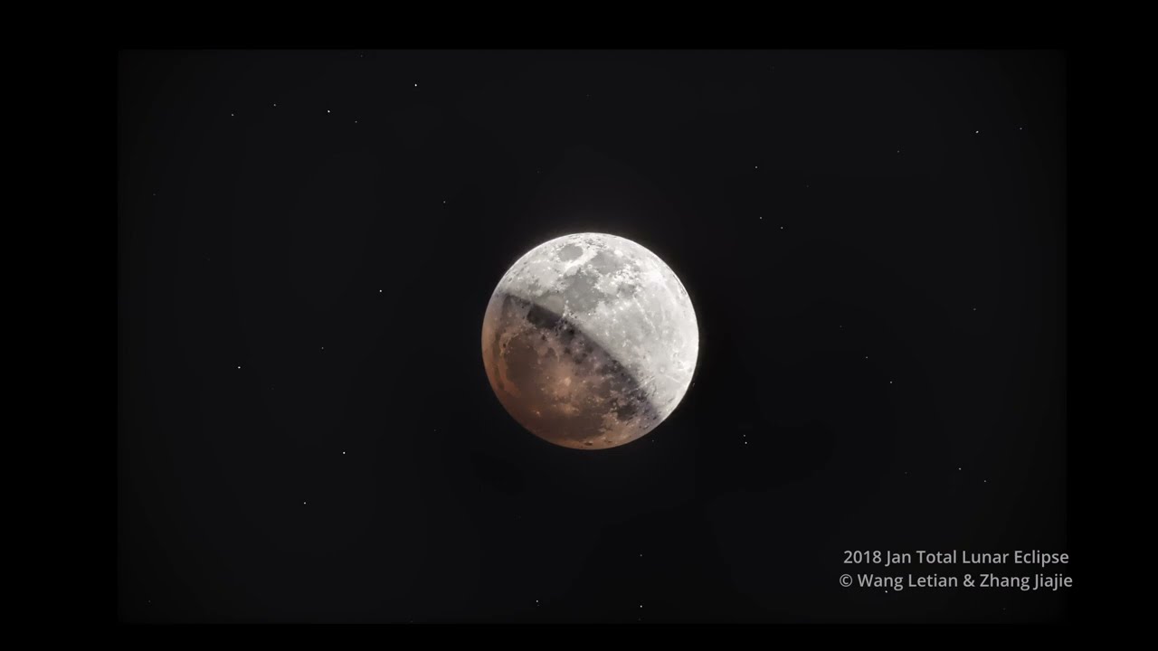 The Moon During a Total Lunar Eclipse              