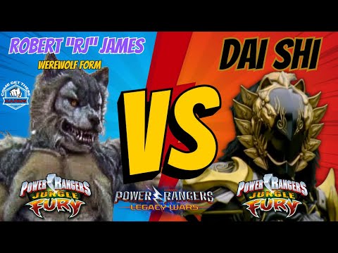 Robert "RJ" James Vs Dai Shi | Power Rangers Legacy Wars