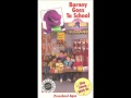 Barney Goes To School Audio Cassette Part 1