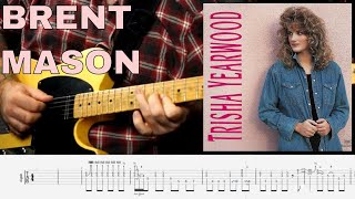 Video thumbnail for Brent Mason Solo - Trisha Yearwood - You Done Me Wrong (Country TAB) by Levi Clay
