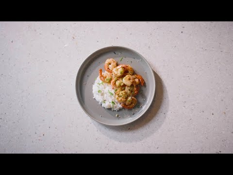 Miso Garlic Butter Shrimp | Bites on a Budget