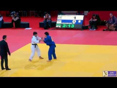 Judo 2014 Grand Slam Paris: Mushkiyev (AZE) - Urozboev (UZB) [-60kg]
