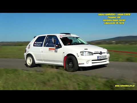 Łukasz KAMIŃSKI/ Jakub CZOCH - Peugeot 106 - Jesienny Super Sprint Libusza 04-10-2020