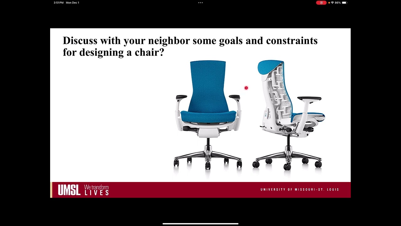 Developing Engineering Specifications is a key step in the design process