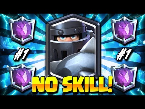 #1 EASIEST MEGA KNIGHT DECK! 7000+ ULTIMATE CHAMPION TROPHY PUSH!!
