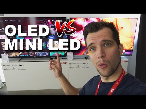 OLED vs Mini-LED TV -  NEW SHARP Mini LED TVs and Scooters at IFA 2022