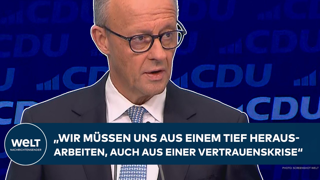 MERZ GESTEHT EIN!: Krasse Kanzler-Ansage! "Müssen aus Tief herausarbeiten, auch aus Vertrauenskrise"