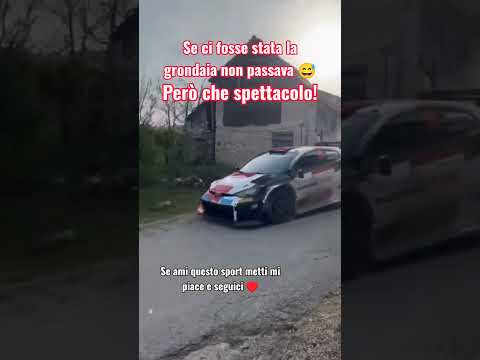 SALVATAGGIO TOYOTA YARIS GR RALLY 1 RALLY IS NOT F1 #rallye #rally #toyotagryaris