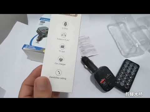 Wireless FM Radio Kit Bluetooth 5.0 Car - FM Transmitter Fast Colorful Charger