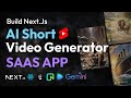 Build NextJs AI Sort Video Generator Using React Js Tailwind AI Clerk Neon Full Stack App