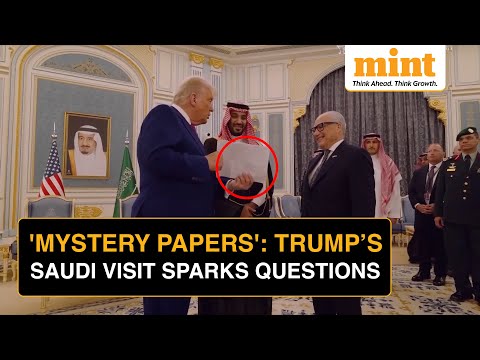 Trump And MBS Review Secret Documents In Saudi Arabia Amid Exclusive Meeting With CEOs