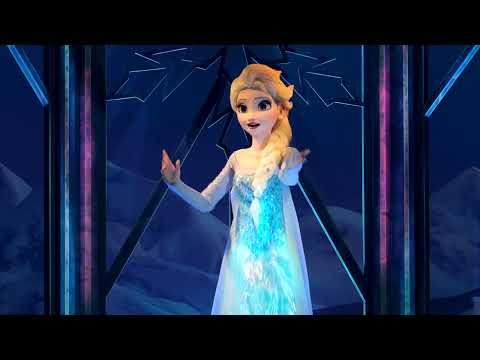 First Look Elsa Audio-Animatronic丨愛莎發聲機械人丨Frozen Ever After Attraction丨Hong Kong Disneyland丨香港迪士尼樂園