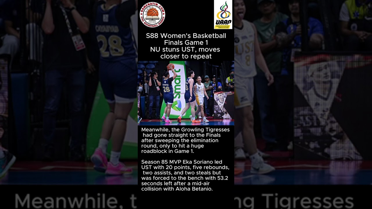 UAAP Women's Basketball: NU spoils UST's perfect season, takes 1-0 lead in Finals
