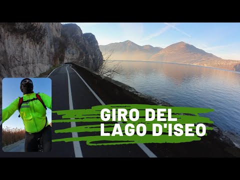 Giro invernale del lago d'Iseo in bicicletta