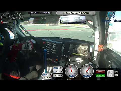 2018 Hankook 24H Dubai Cor Euser Racing BMW E46 M3 McKay Snow onboard