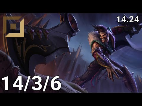 Draven ADC vs Syndra - EUW Master | Patch 14.24