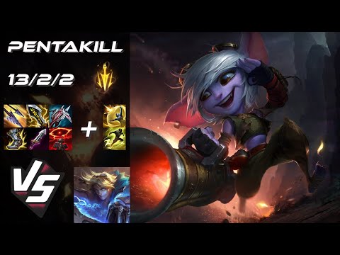 BOTTOM Tristana vs Ezreal [PENTAKILL] - EU Grandmaster Patch 25.24