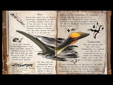 Hatzegopteryx dinosaurio de la votacion al nuevo animal de ark | CURIOSIDADES #4