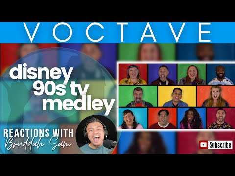 DISNEY 90s TV MEDLEY with VOCTAVE | Bruddah Sam's REACTION vids