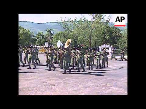 Haiti - Macoutes Anti US Invasion March