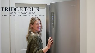 FRIDGE TOUR, WHAT WE EAT & WHY WE PICKED THE HAIER CUBE FRIDGE FREEZER FOR OUR REMODELLED KITCHEN ad