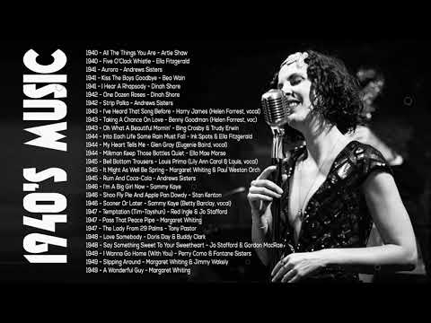 Ella Fitzgerald, Julie London, Dinah Shore, Bing Crosby, Andrews Sisters  ♪ 40s Jazz playlist
