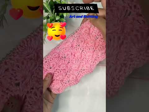 New knitting pattern #knitting #knittingpattern #crochet #handmade #new #design #trending #shorts
