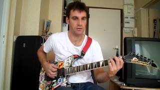 Annihilator - Knight jumps queen -how to play  tuto guitare YouTube En Français