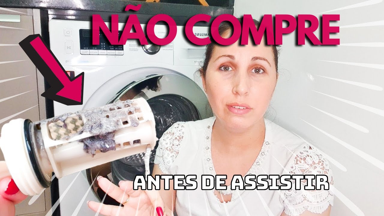 Miniatura da avaliação em vídeo de Lavadora Samsung Front Load 11kg Digital Inverter WW11T4040BE/AZ Branco