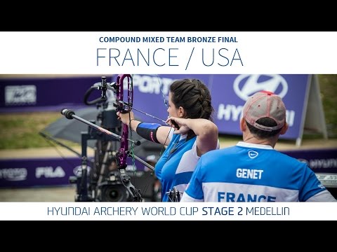 France v USA – Compound Mixed Team Bronze Final | Medellin 2016