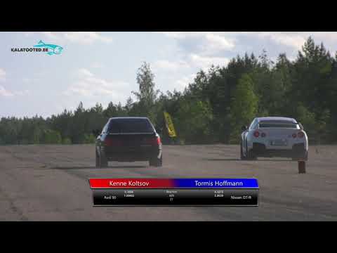 Kenne Koltsov - Audi90 vs Tormis Hoffmann - Nissan GT-R. Drag race @ RaceWars2019