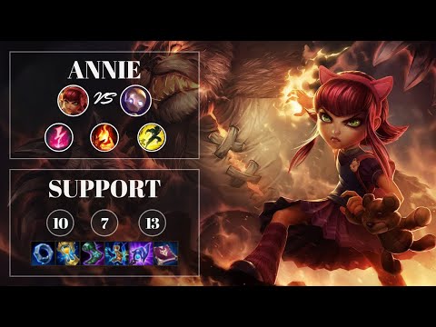 League of Legends Annie Support vs Blitzcrank