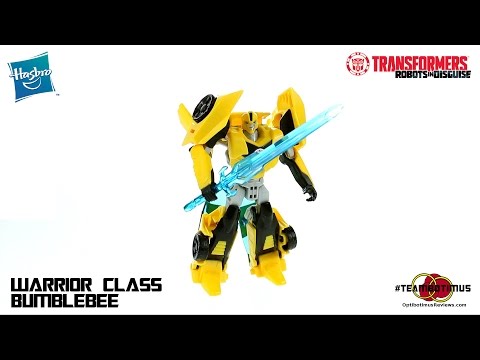 Video Review of the 2015 Transformers Robots in Disguise: Warrior Class Bumblebee