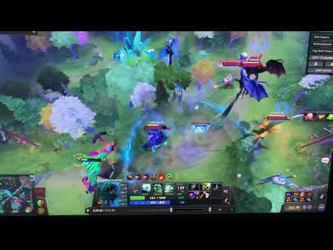 Invoker's 5 men cataclysm + Rampage.