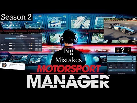 Big Pre-season Mistake! | Motorsport Manager PC
