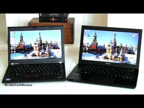 Sony VAIO S 13.3 vs. Lenovo ThinkPad X230 Comparison Smackdown