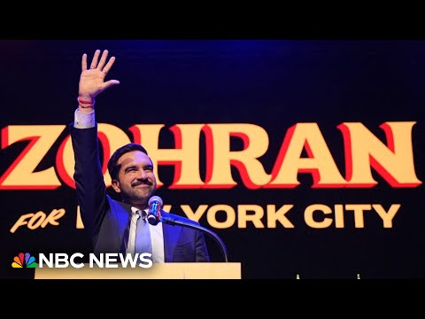 Full speech: Zohran Mamdani thanks supporters after projected New York City mayoral win