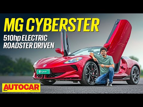 MG Cyberster Track Drive - Quick introduction to quickest MG | Autocar India