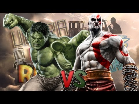 Kratos Vs Hulk l UltraCombates de Rap Legendario l AdriRoSan ft. DandenRap