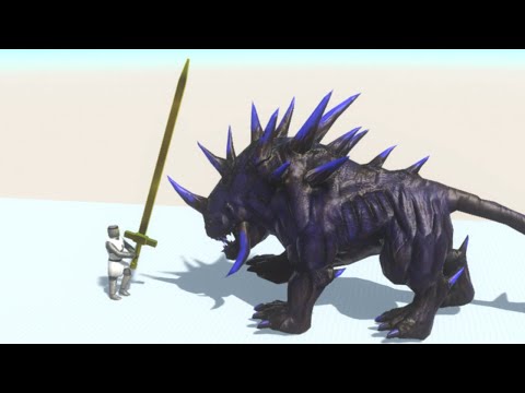 KNIGHT vs SAME SIZE EVERY UNIT (with colors mod) - Animal Revolt Battle Simulator