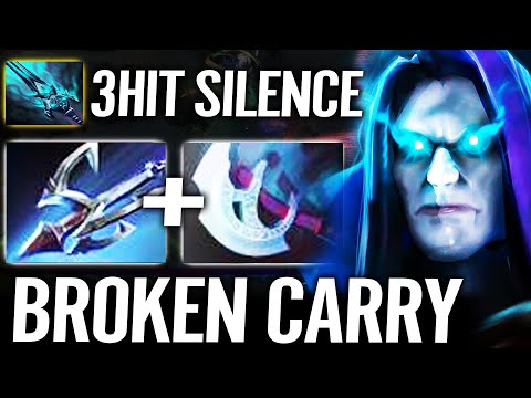 Crystallis Broken Carry Abaddon Imba Right Click ENDLESS CURSE ATTACK - Dota 2 Pro gameplay