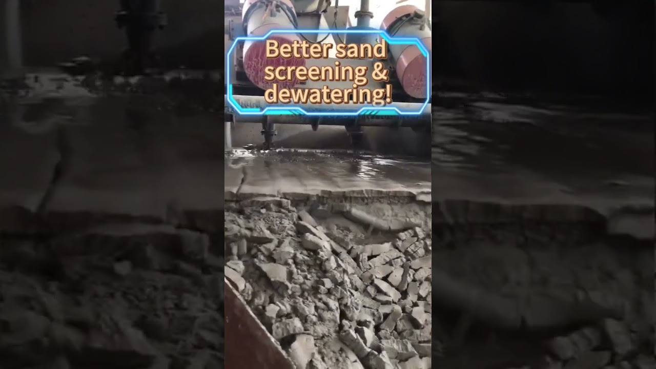 Better sand screening & dewatering! Custom PU for your vibrating screen. High output, built to last.