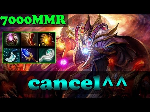 Dota 2 - cancel^^ 7077 MMR Plays Invoker Vol 14 -Ranked Match Gameplay!