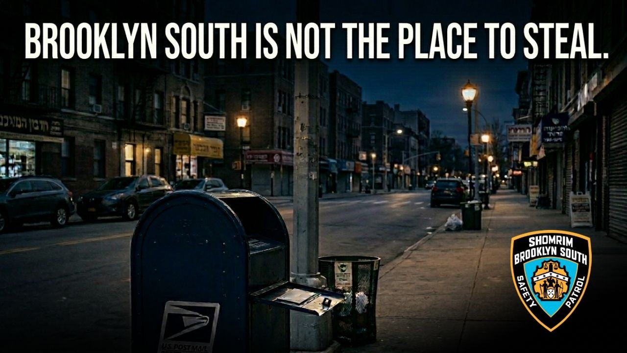 BP Shomrim Presents: Brooklyn South is Not the Place to Steal.