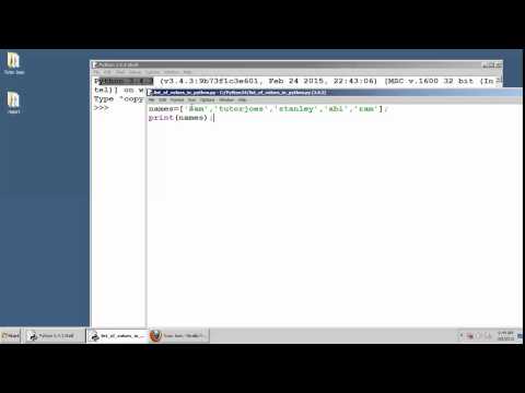 Python Tutorial List Of Values In Python Part 4