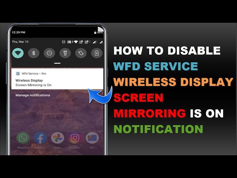 YouTube video about: How to turn off screen mirroring on android?