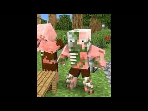 Monster School: Baby Zombie Pigman And Family - Minecraft Animation (shorts version) #Shorts 12 |