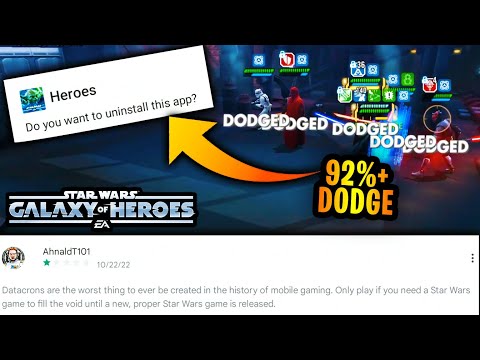 Galaxy of Heroes is Ruined - I Deleted SWGoH Because of Dodge Datacrons - Updated 1 Star Review