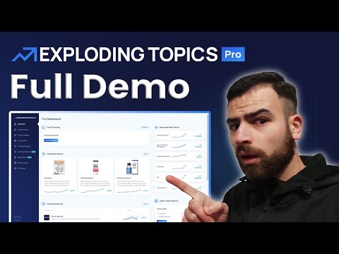 Exploding Topics Pro Demo: Pro Tools To Find & Track Trends